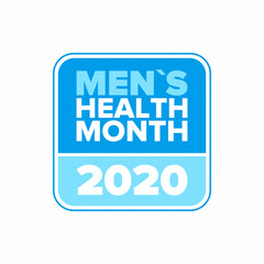 National Men's Health Month in June. Health education program. Celebrated annual in United States. Medical concept. Care and health. Poster, card, banner and background. Vector illustration