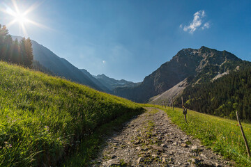 Mountain tour in the Allgau Alps