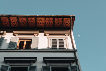 pastel building italy rome florence sundown