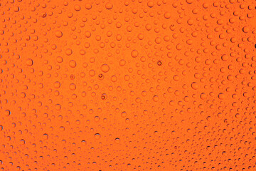 Water drops texture background. Rain on window glass. Wet rain pattern.
