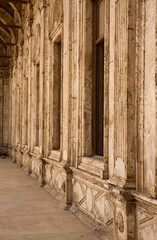 Ancient courtyard of the Mohamed Ali mosque, Cairo