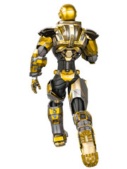 Fototapeta premium knight vision running back view