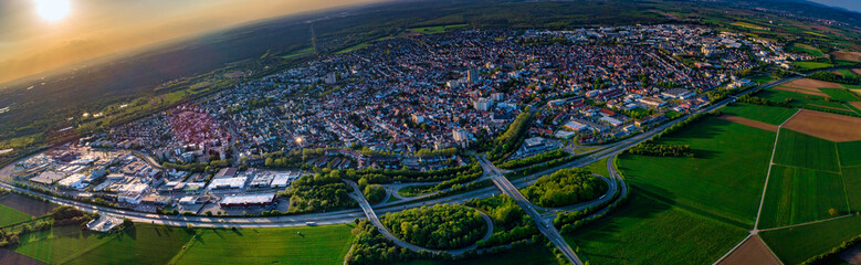 Viernheim aus der Luft