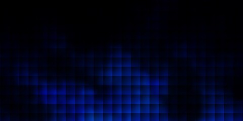 Dark BLUE vector template with rectangles.