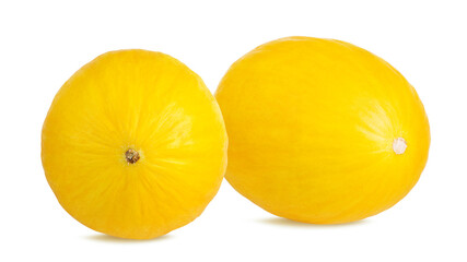 Melon isolated on white background with clipping path