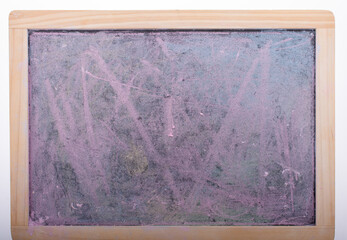 chalk dust covered dirty stained blackboard background
