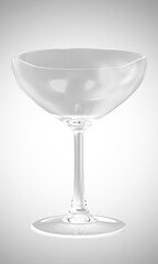 Drink Glass on gradient background