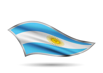 Obraz premium Waving Flag of Argentina