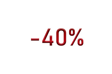 Percentage discount on sales in stores