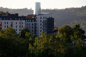 Building in a neighborhood of Bilbao, Spain