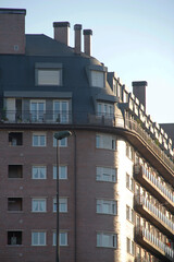 Urban view in the city of Bilbao