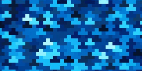 Light BLUE vector background in polygonal style. Colorful illustration with gradient rectangles and squares. Pattern for websites, landing pages.