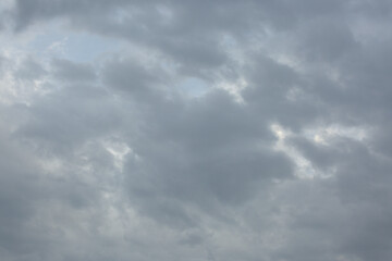 Fototapeta premium Background of dark clouds before a thunder-storm