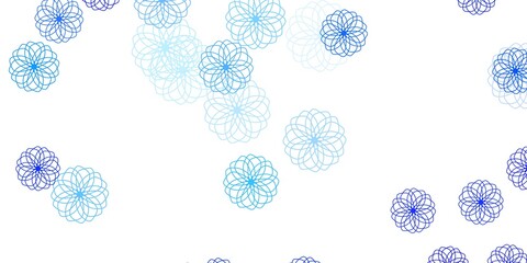 Light Pink, Blue vector template with circles.