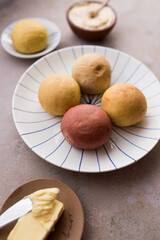 pãezinhos coloridos