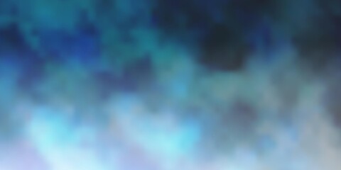 Dark BLUE vector texture with cloudy sky. Gradient illustration with colorful sky, clouds. Template for landing pages.