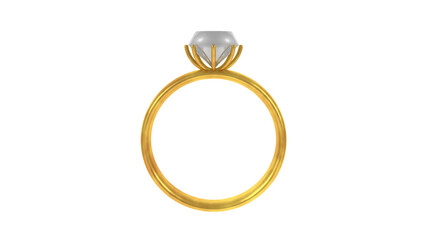 diamond gold ring