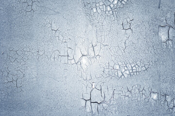 Grunge concrete cement wall with crack in industrial building