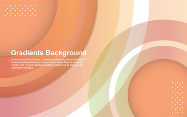 Illustration vector graphic of Abstract background gradients color modern design