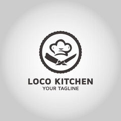 Restaurant vector logo design template