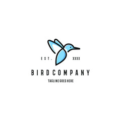 Kingfisher bird logo design. Awesome a kingfisher bird logo. A kingfisher bird logotype.