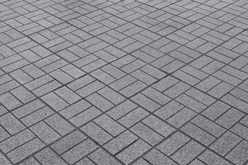 Concrete paver block floor pattern for background.