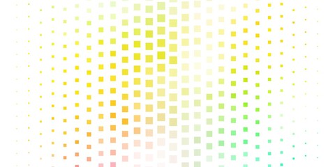 Light Multicolor vector pattern in square style. Abstract gradient illustration with rectangles. Modern template for your landing page.