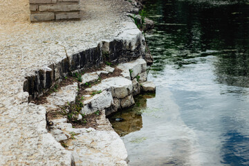 Limestone on a Lake