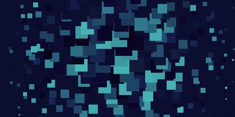 Light Blue, Green vector background with rectangles. Abstract gradient illustration with colorful rectangles. Pattern for websites, landing pages.