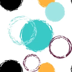 Cercles muraux Polka dot Pois colorés