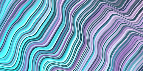 Light Pink, Blue vector texture with wry lines. Colorful illustration, which consists of curves. Pattern for commercials, ads.