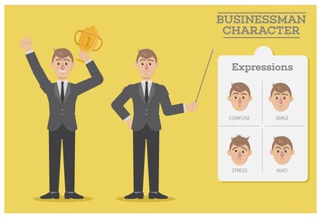 Businessman Cartoon Character