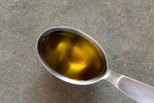 Olive Oil in a Teaspoon