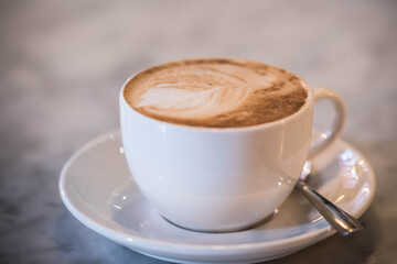 cup of cappuccino