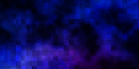 Dark Pink, Blue vector texture in rectangular style.
