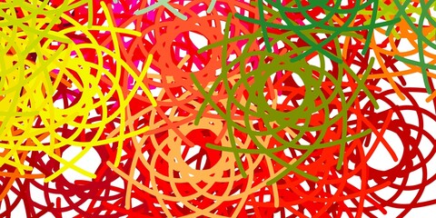 Light Multicolor vector pattern with abstract shapes.