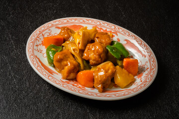 酢豚　Chinese food sweet and sour pork