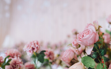 pink rose for beautiful backgrounds
