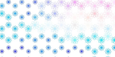 Light Pink, Blue vector template with wry lines.