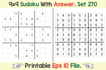 Advance Sudoku Puzzle Games Easy to Hard with Answer
