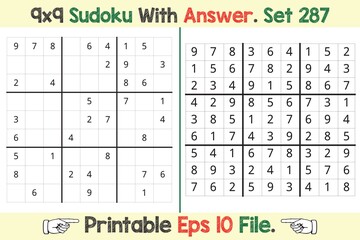 Advance Sudoku Puzzle Games Easy to Hard with Answer