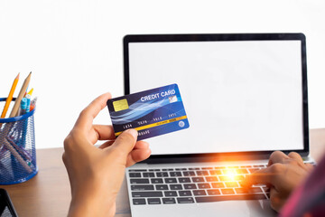 Online payment and shopping concepts