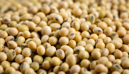 Top view Soybean pattern as for background