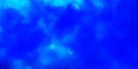 Light BLUE vector texture with disks. Modern abstract illustration with colorful circle shapes. Pattern for websites.