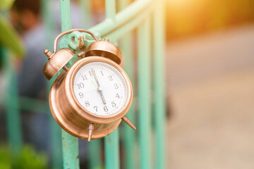 alarm clock morning wake-up time