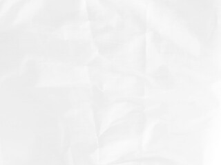 White Creased fabric texture Abstract background. Satin Folds. Paper folds soft focus. Cotton Soft wave. Luxurious background design