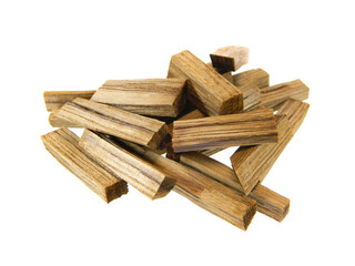 firewood isolated on white background