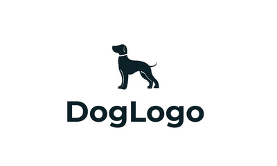 Dog Logo can for Pet Clinic, Veterinary, Pet care, Pet Shop - Dog Shop - Dog Community - DOg LOvers with modern design, fresh concept, blue color, and vector EPS 10