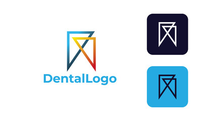 dental care logo can for dental clinic , dental health , tooth logo -tooth medical - doctor tooth - symbol tooth -dentists logo with modern design , fresh concept ,blue color and vector EPS 10