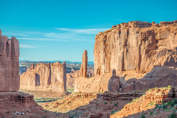 Fototapeta premium Scenes from famous Arches National Park, Moab,Utah,USA